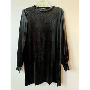 Zara velvet mini dress Sz S